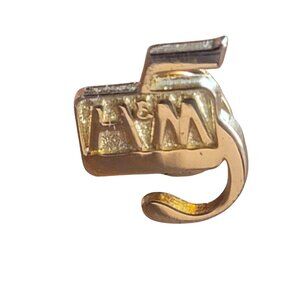 Vintage H & M Gold Tone 5 year Service Lapel Pin
